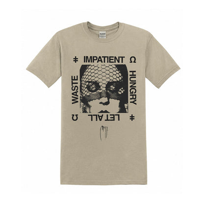 Messa - Tan Impatient Tour Shirt Black Ink