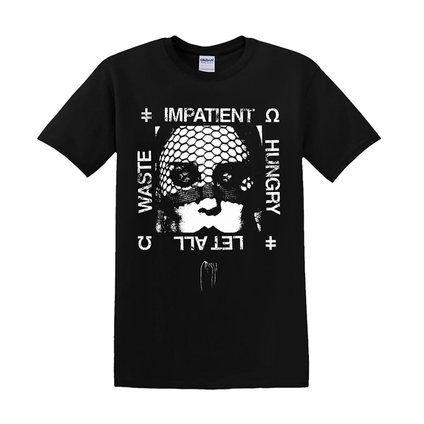Messa - Impatient Black Tour Shirt White Ink