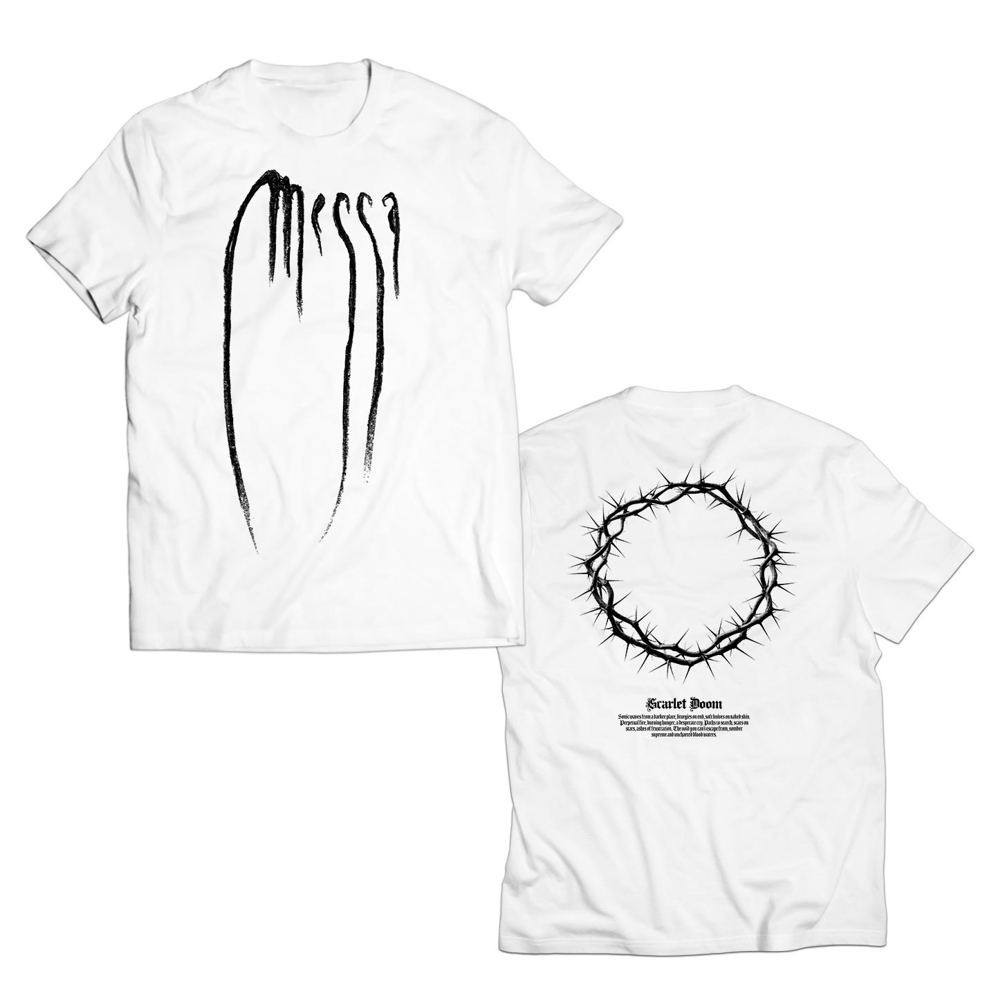 Messa - Thorns T-shirt White