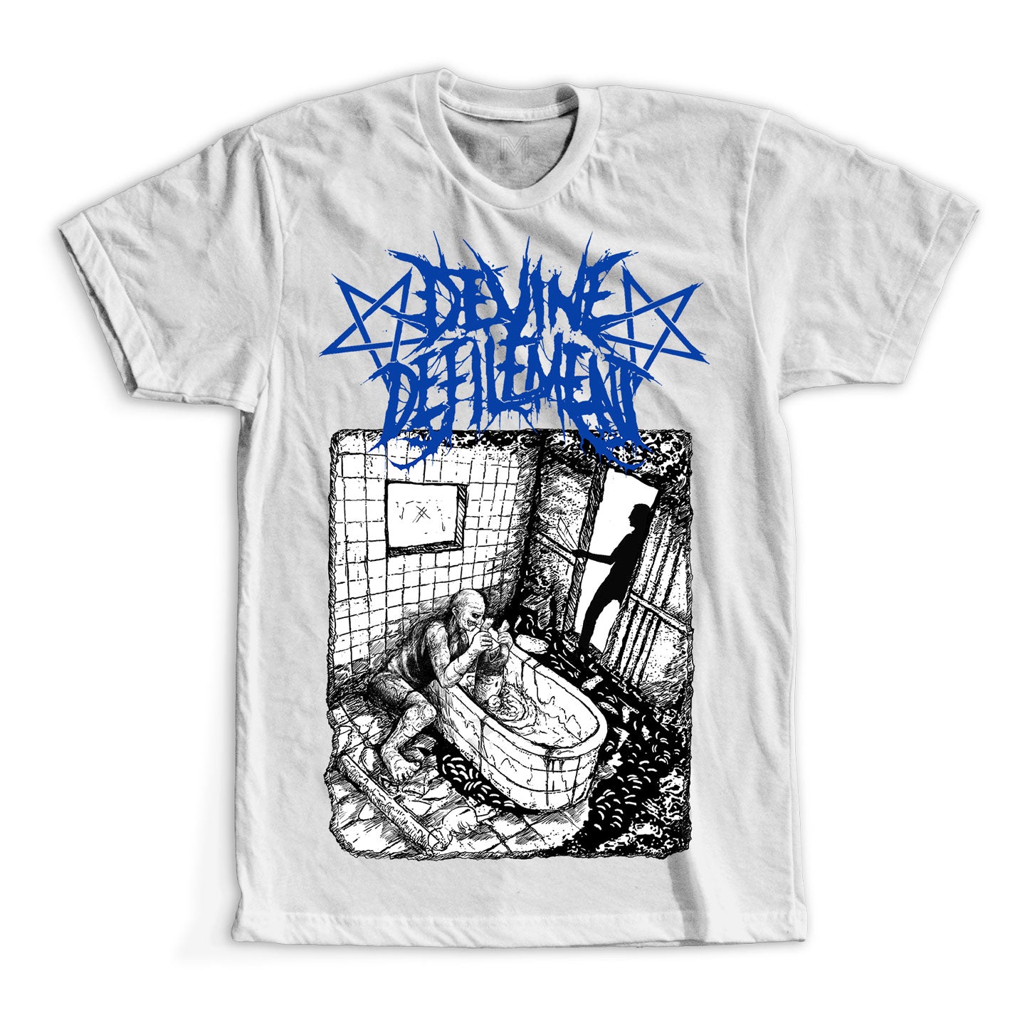 Devine Defilement Official white t-shirt (preorder)