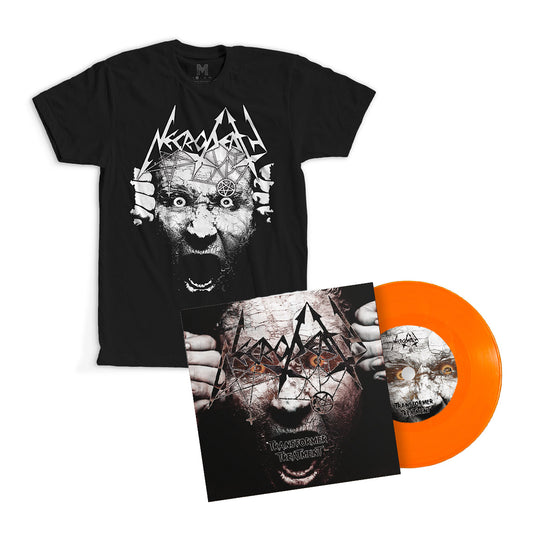 Necrodeath "Transformer Treatment" LP Orange bundle
